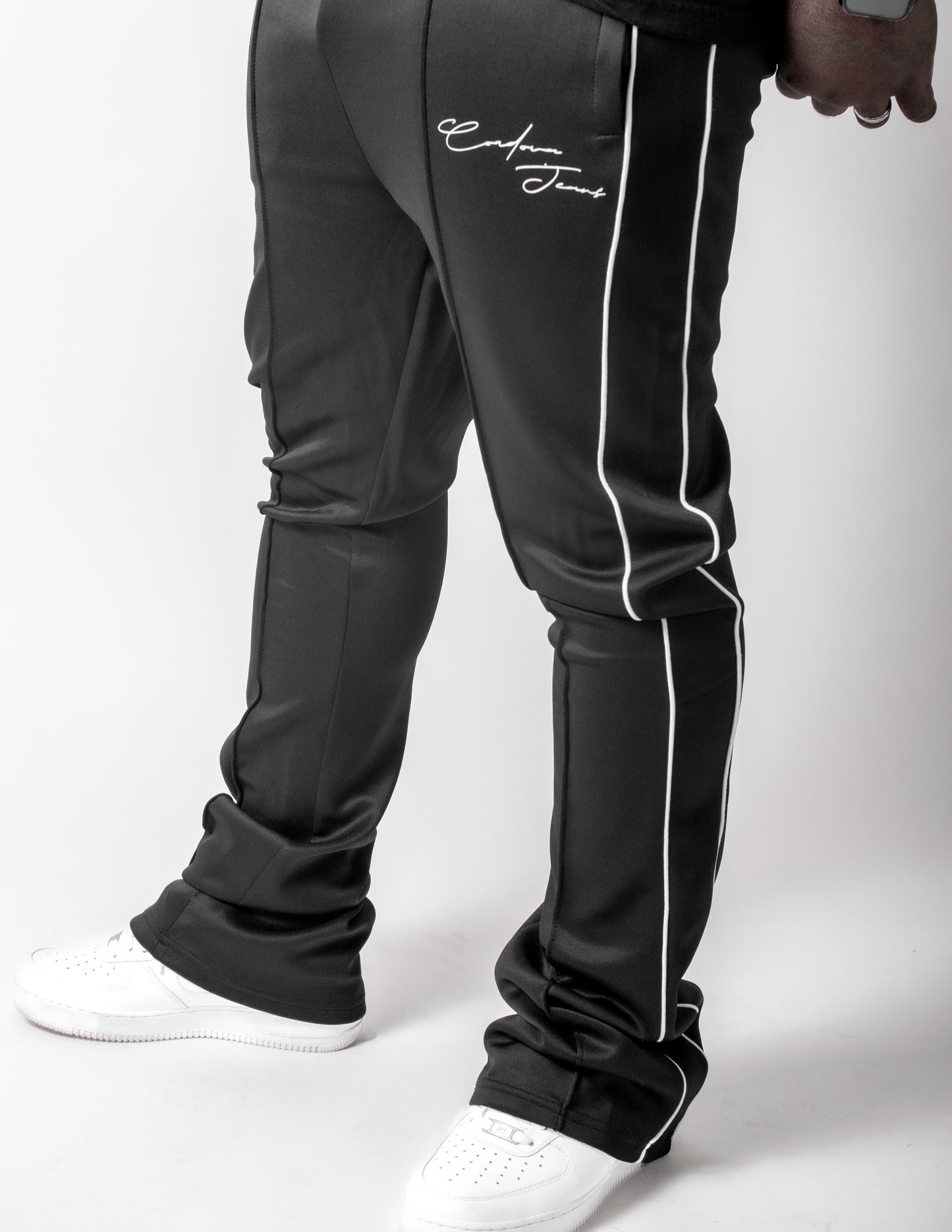 Signature Stacked Track Pants